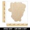 Sniggle Sloth; Hello Fall Unfinished Wood Shape Piece Cutout for DIY Craft Projects; Category:Words & Shapes; Image:2